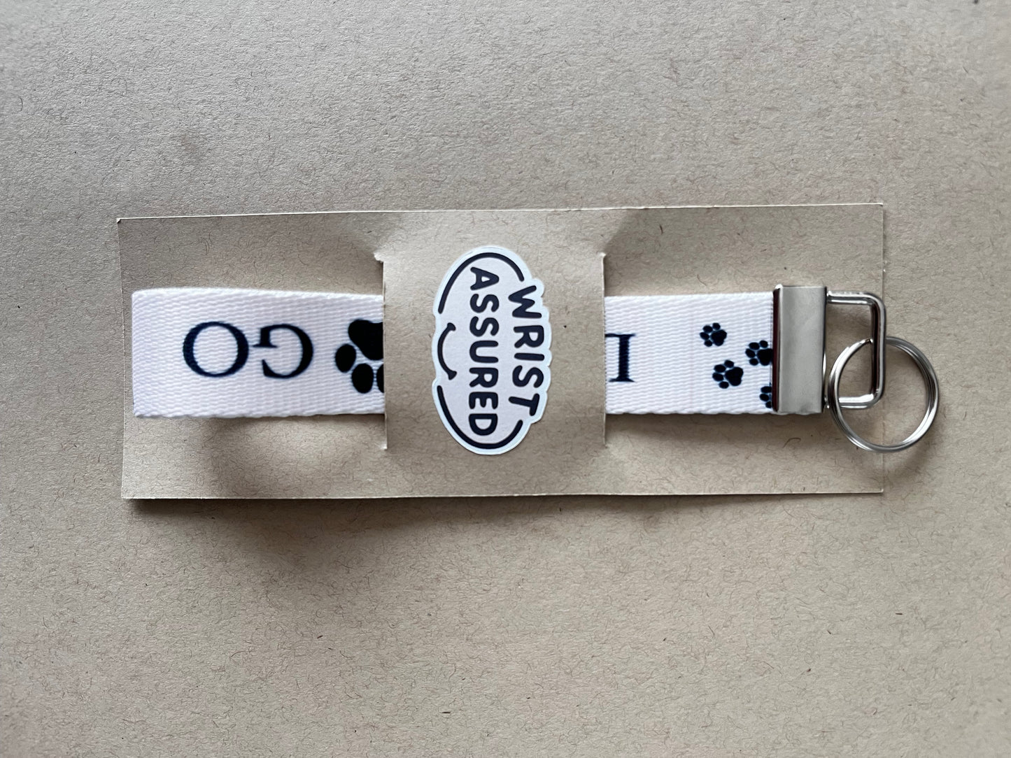 "Let's Go!" - Says Every Dog Ever! - Lets Go Wristlet Keychain