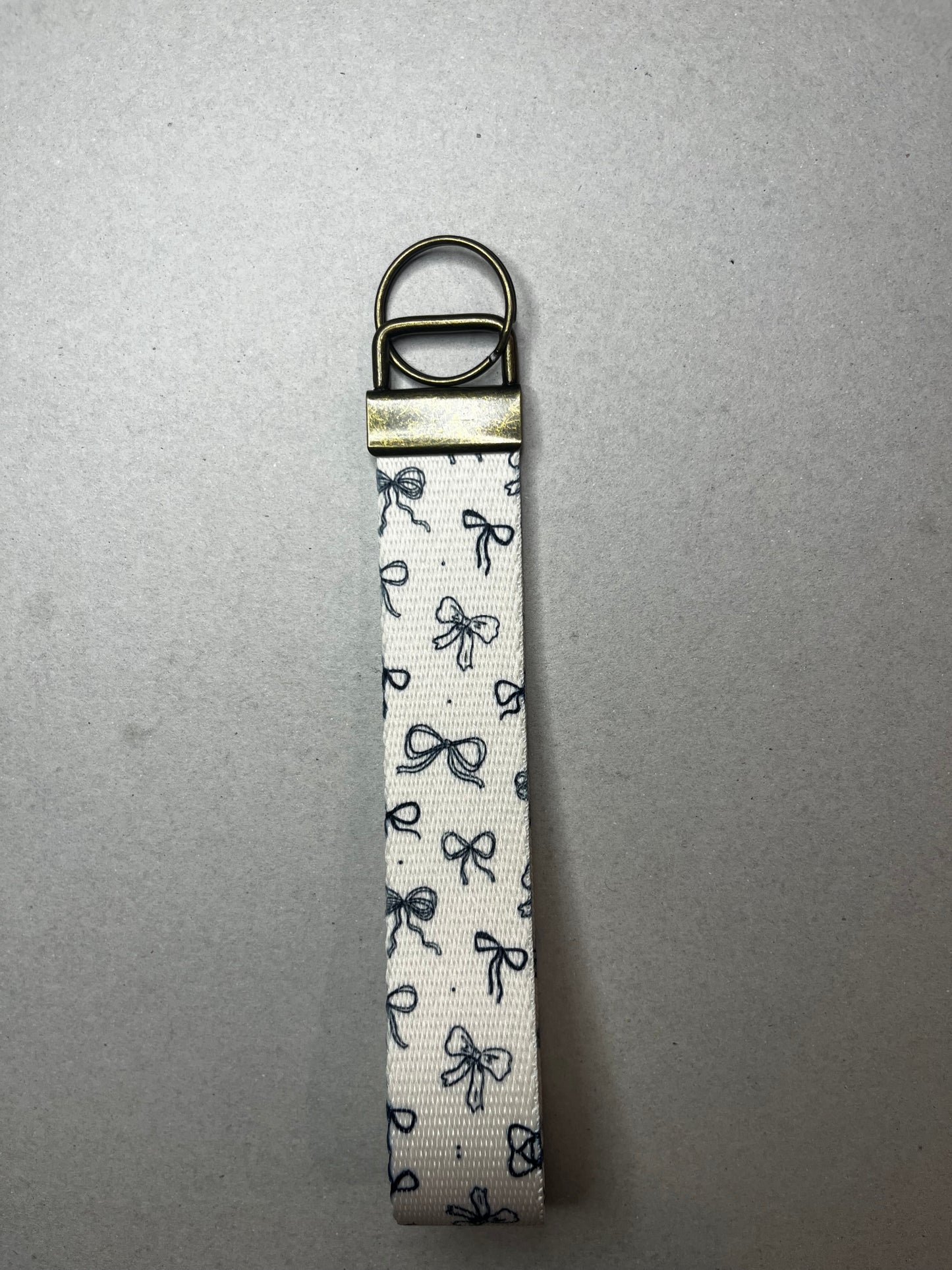 Chic & Simple: Black Bow Wristlet Keychain