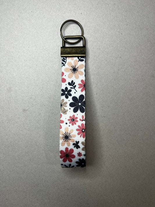 Brighten Your Day With Everyday Grab! - Multicolor Flower Wristlet Keychain