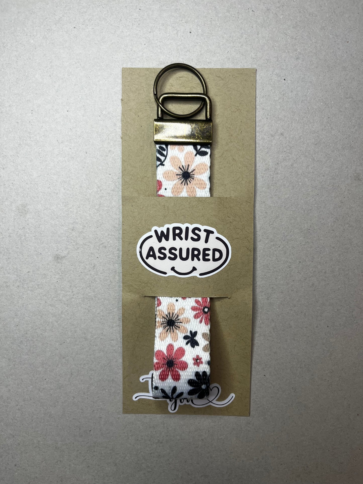 Brighten Your Day With Everyday Grab! - Multicolor Flower Wristlet Keychain