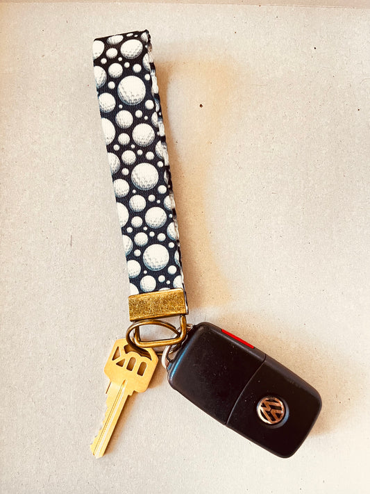 Tee off with Golf Wristlet Keychain
