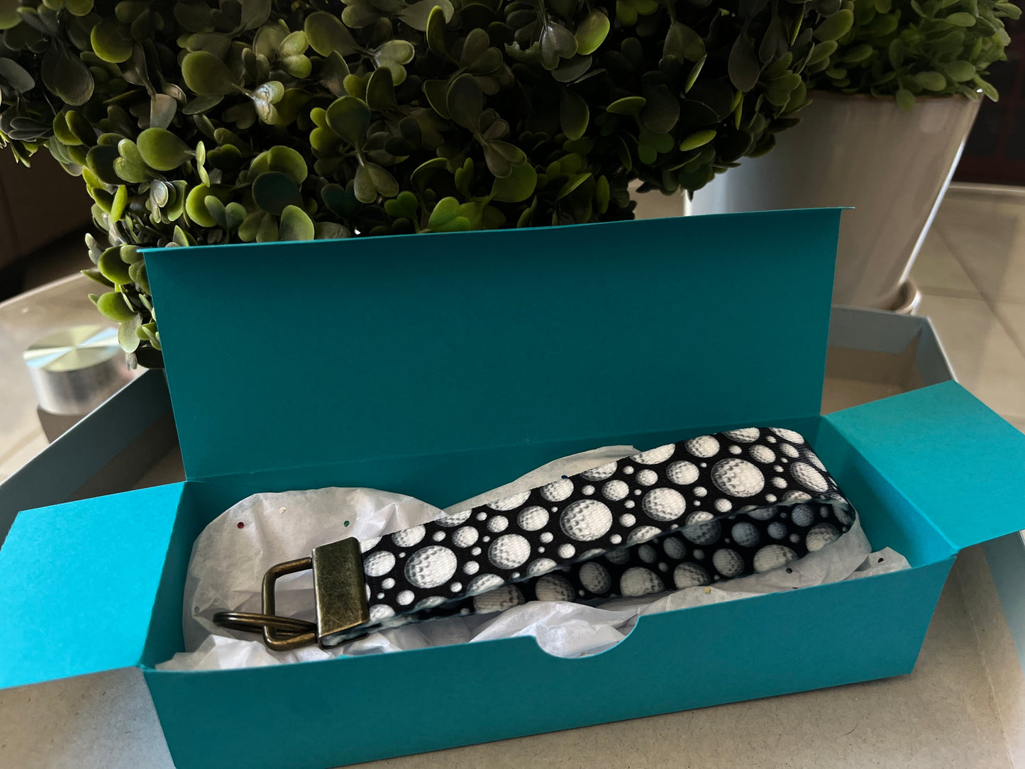 Tee off with Golf Wristlet Keychain